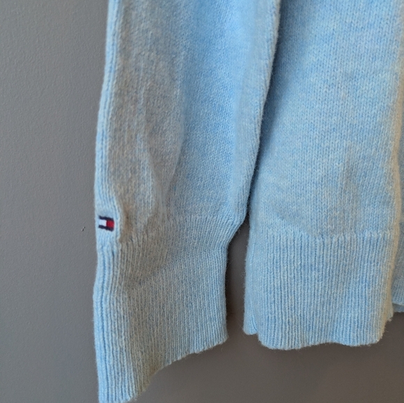 Tommy Hilfiger Blue Polar Bear Sweater M - Picture 7 of 11